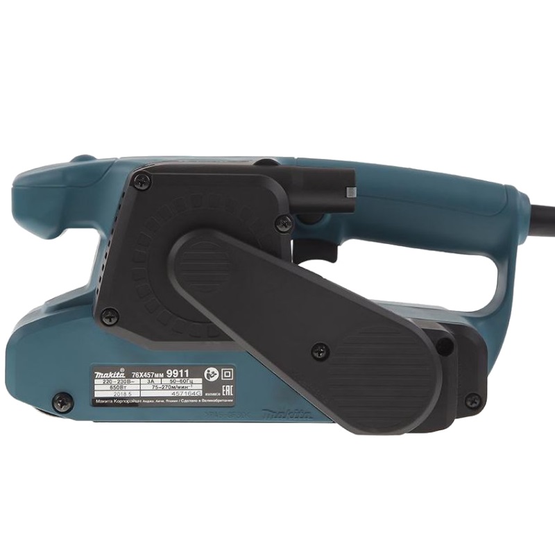 Шлифмашина ленточная Makita 9911K (длина ленты 457 мм, возможность подключения к пылесосу)