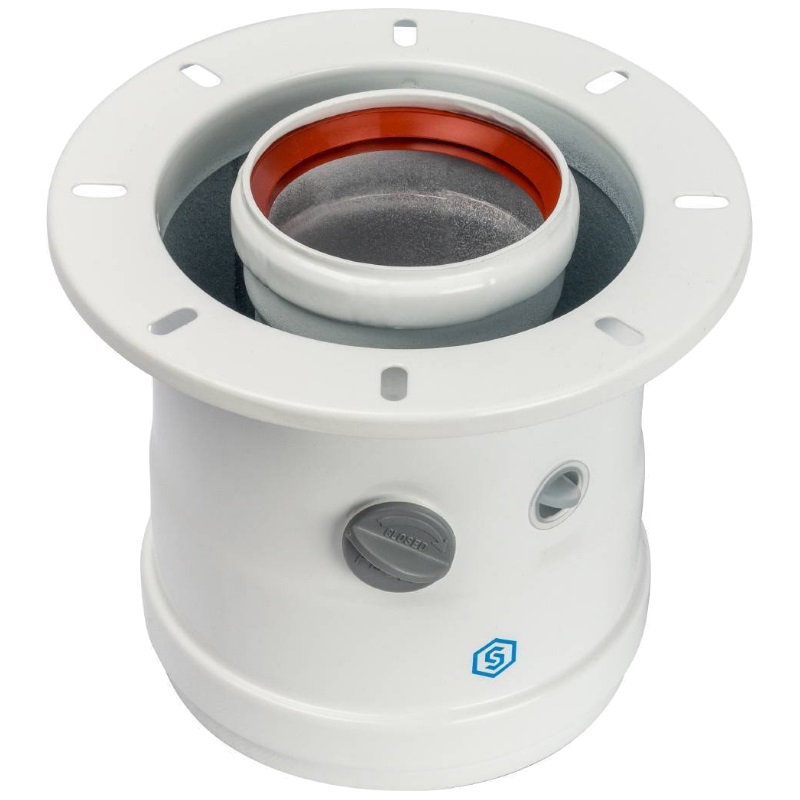 Адаптер для котла вертикальный коаксиальный Stout SCA-6010-240100 DN60/100 в Ярославле