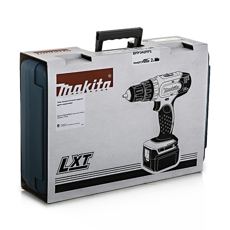 Аккумуляторная ударная дрель-шуруповерт Makita BHP 343 RFE в Кинешме