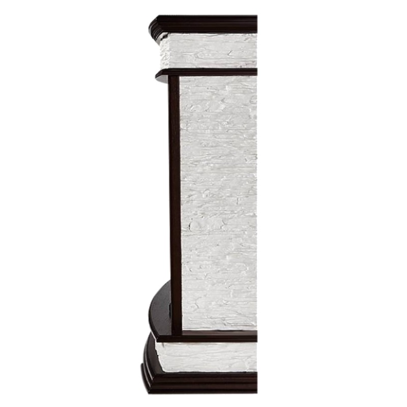 Каминокомплект: Очаг Electrolux Classic EFP/P-1020LS с порталом Firelight Scala Classic сланец белый, темный дуб НС-1185853 в Рыбинске