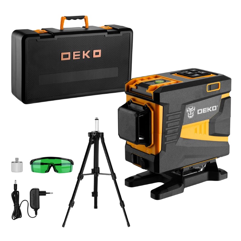 Уровень лазерный Deko DKLL12PG1 360/3 SET 2 PREMIUM 065-0235-1 в Кинешме