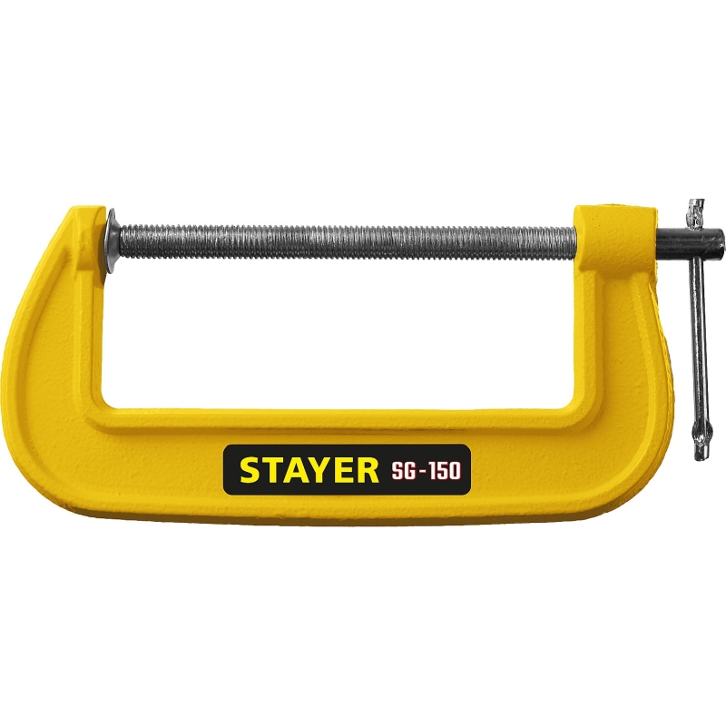 Чугунная струбцина Stayer SG-150 G, 3215-150 (150 мм) в Ярославле