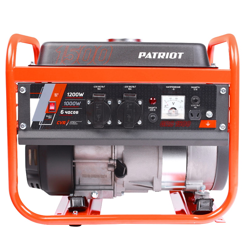 Бензиновый генератор Patriot GRS 1500, 476102225