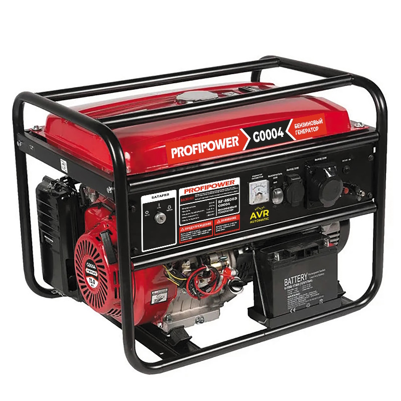 Бензиновый генератор ProfiPower БГ-5500Э G0004