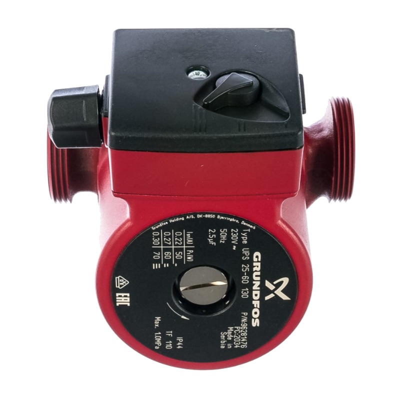 Насос рециркуляции ГВС Grundfos UPS 25-60/130 96281476 (мощность 70 Вт, напряжение 220 В) в Костроме