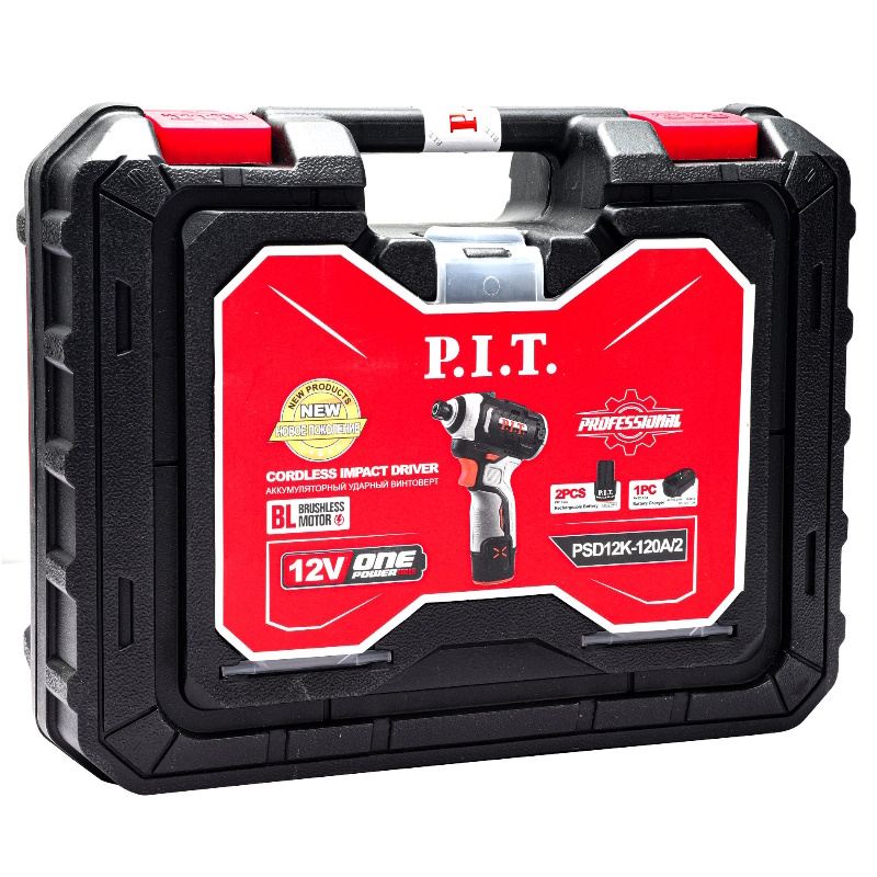 Набор P.I.T. PSD12K-120A/2 + PBM12K-10, винтоверт PSD12K-120A/2 + шуруповерт PBM12K-10A в подарок в Муроме