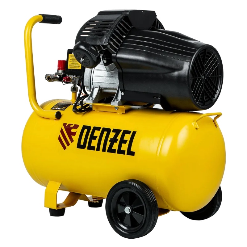 Компрессор воздушный Denzel DCV2200/50, 2,2 кВт, 380 л/мин, 50 л, 58167 в Иваново