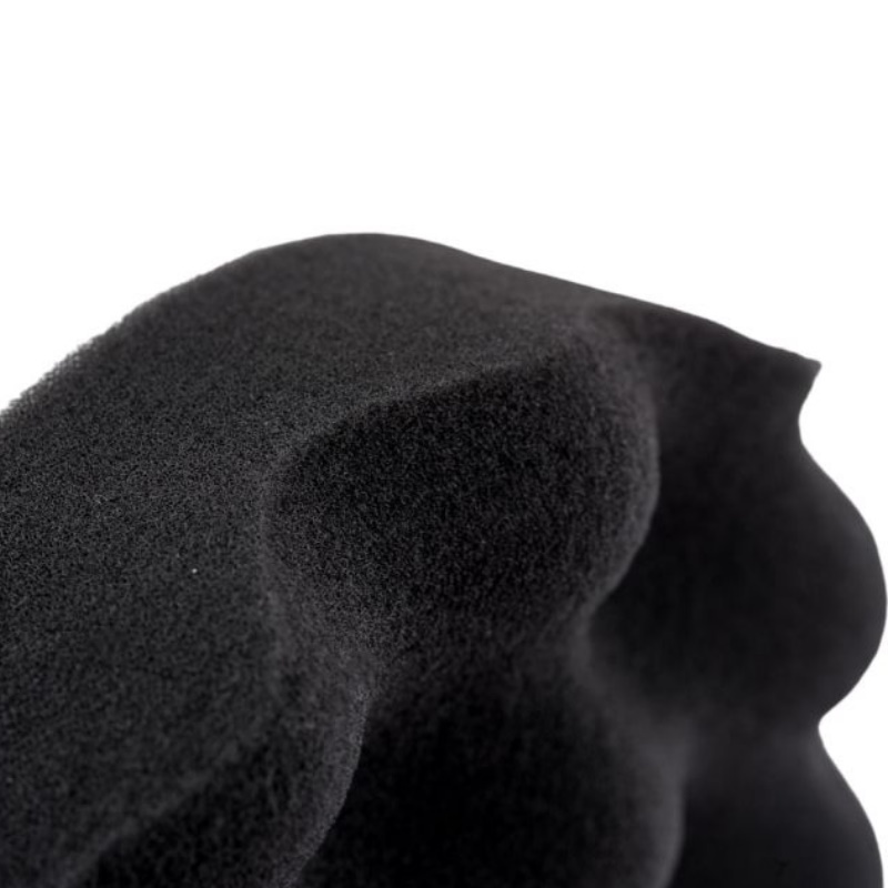 Насадка полировальная из поролона Makita D-62664, 125 мм, волнистая, черная, липучка