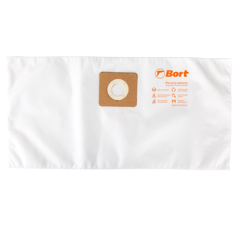 Мешок пылесборный для пылесоса Bort BB-10NU 93410655, 5 шт (BSS-1008, BSS-500-22) в Рыбинске