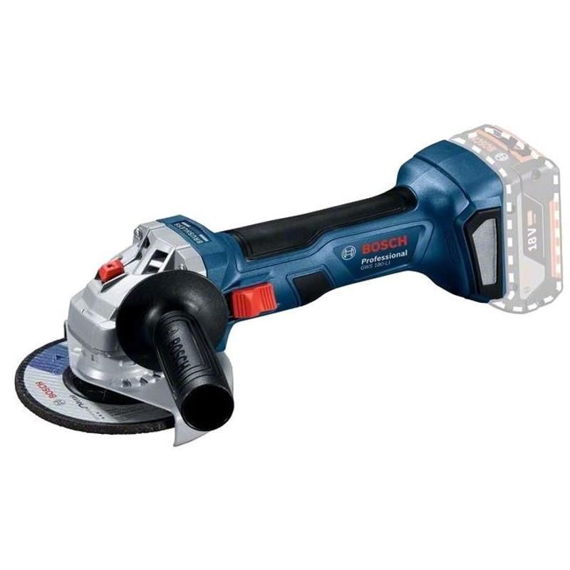 Угловая шлифмашина (болгарка) аккумуляторная Bosch GWS 180-Li 0.601.9H9.020, 125 мм, 18 В, без АКБ и ЗУ во Владимире