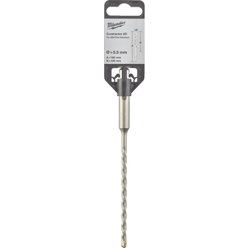 Бур Milwaukee CONTRACTOR 4932471216, SDS+, 5.5x160 в Костроме