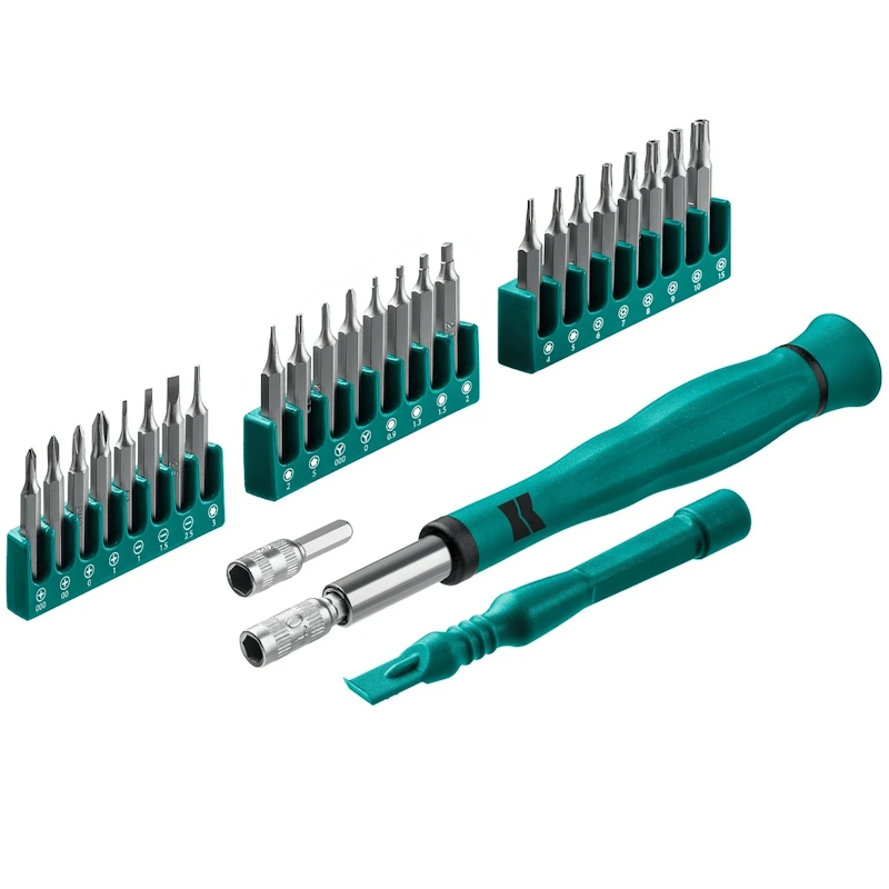 Отвертка для точных работ со сменными битами Kraftool Precision-28 25677, 28 предметов  в Череповце
