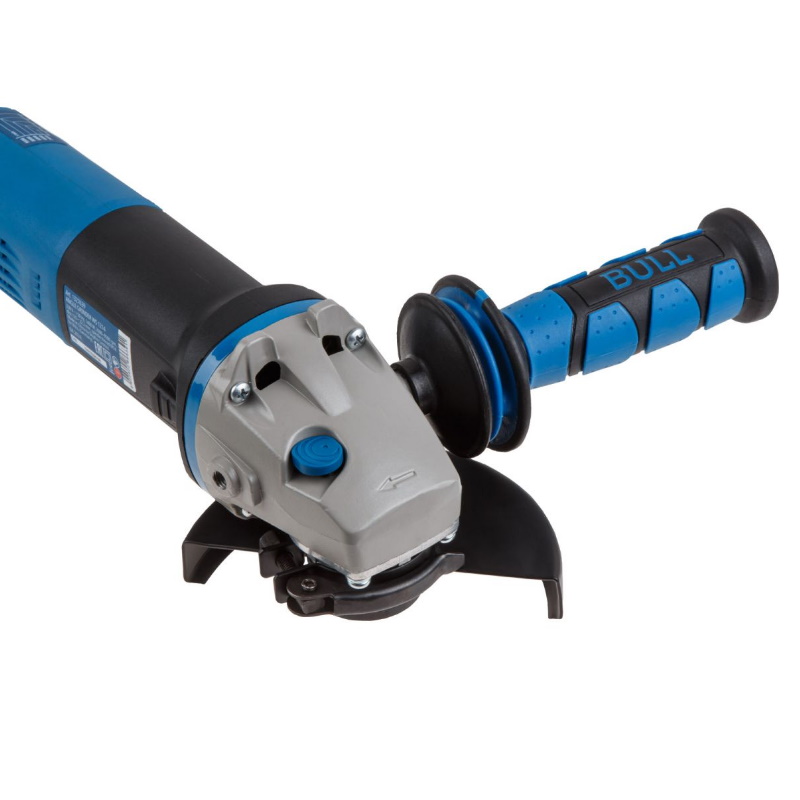 Одноручная углошлифмашина Bull WS 1214 1327639 в коробке 125 мм 1400 Вт плавный пуск регулировка оборотов