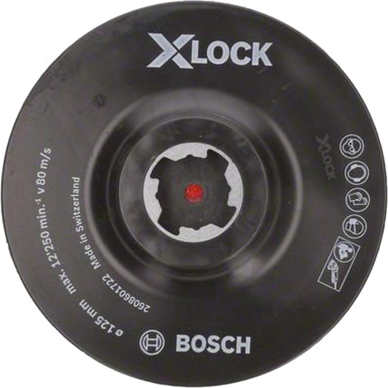 Опорная тарелка Bosch X-LOCK 2.608.601.722, 125 мм, на липучке в Муроме