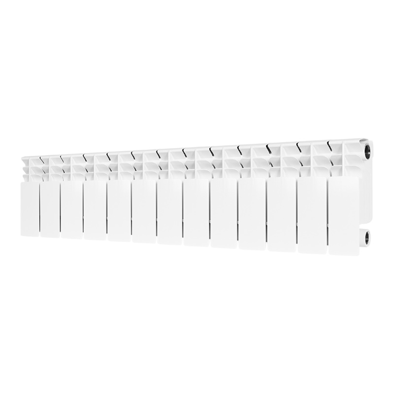 Радиатор Stout TITAN 200 SRB-3310-020013, 13 секций, биметаллический, боковое подключение (белый RAL 9016)