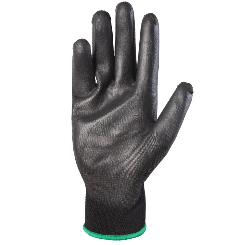 Перчатки защитные Jeta Safety JP011b-M, черные, с полиуретановым покрытием, размер М/8, 12 шт. в Муроме
