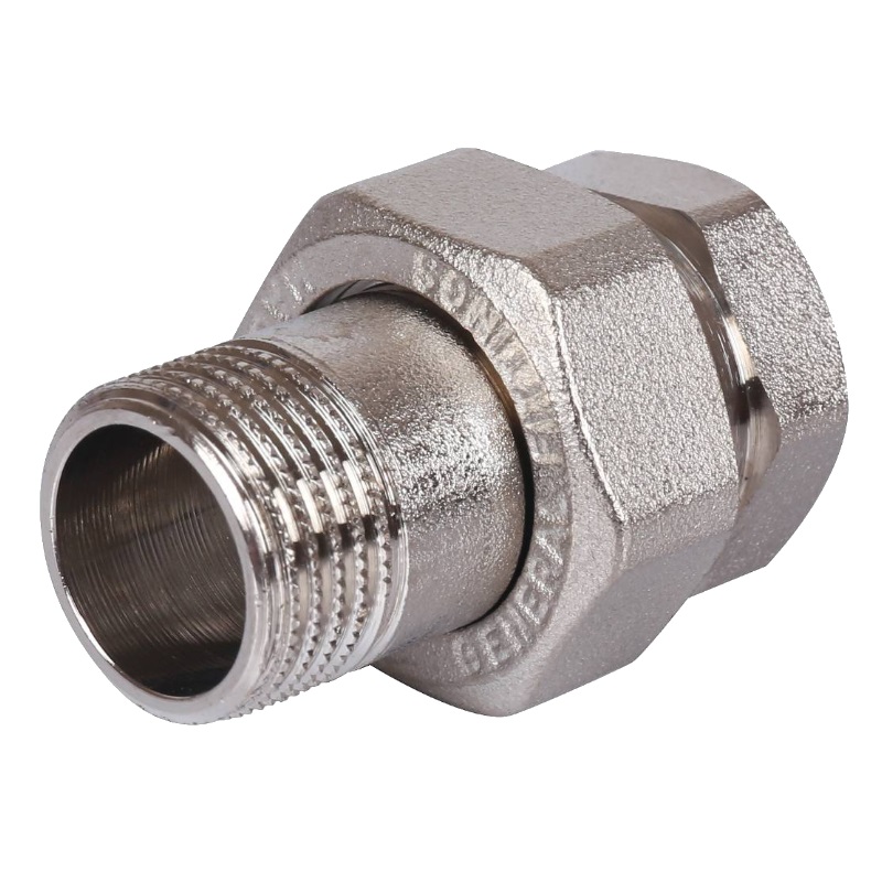Американка Stout SFT-0045-000012 ВН, 1/2”, никелированное, уплотнение под гайкой по плоскости