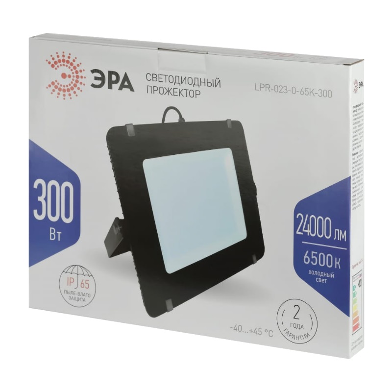 Прожектор светодиодный уличный Эра LPR-023-0-65K-300 1622088