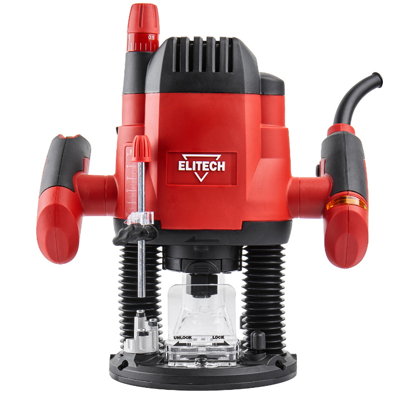Фрезер Elitech Ф 1800Э (E2212.005.00) 207358, 1800 Вт, 11000-25000 об/мин, ход 55 мм в Муроме