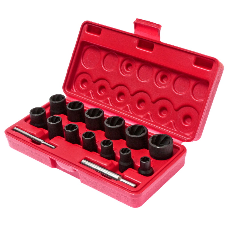 Набор головок для поврежденных болтов и гаек JTC JTC-1321S 8-21 мм в кейсе 15 предметов 9979₽