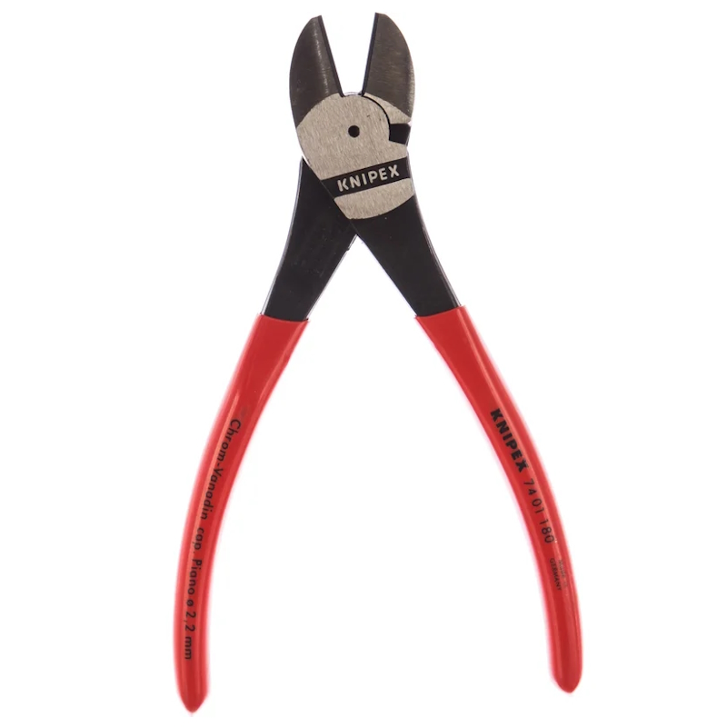 Бокорезы особо мощные Knipex KN-7401180, 180 мм, фосфатированные, обливные ручки в Кинешме