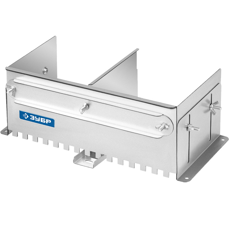 Раздвижная гребенка для плитки Зубр Профессионал 08045-10, зуб 10*10 мм, до 600 мм, оцинкованная сталь