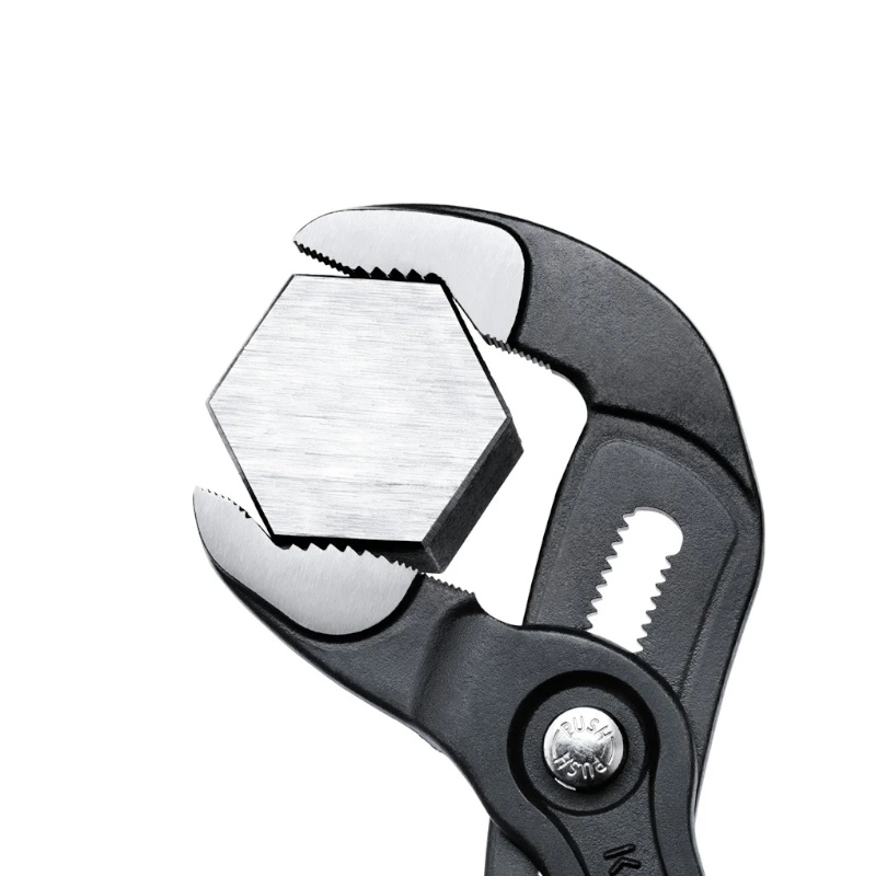 Клещи переставные Knipex COBRA KN-8701300SB, зев 70 мм, длина 300 мм, фосфатированные, обливные ручки в Муроме