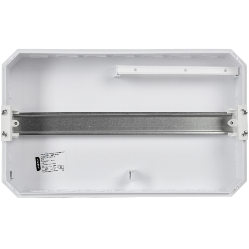Корпус пластиковый IEK GENERICA ЩРВ-П-18 MKP12-V-18-41-G черн. прозр. дверь IP41 в Иваново
