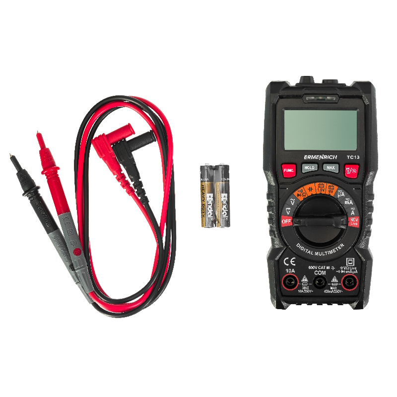 Мультиметр Ermenrich Zing TC13 82980, цифровой, 10A, 600 В в Вологде