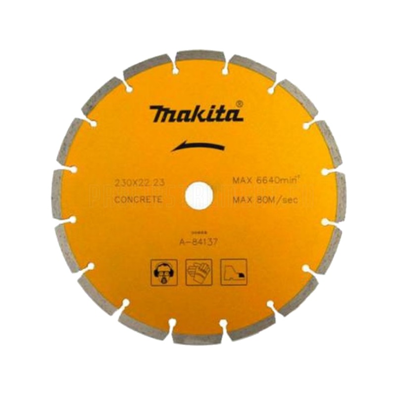 Диск алмазный Makita A-84137 (сегментный, 230х22.2 мм, сухой рез) в Твери