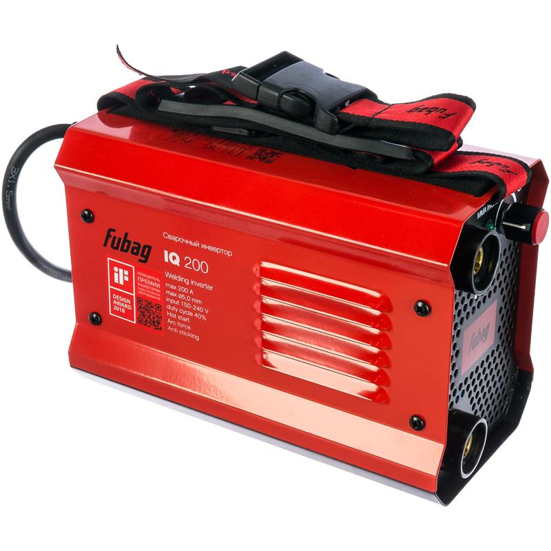 Сварочный инвертор Fubag IQ 200 38832 ток 200А напряжение 220В