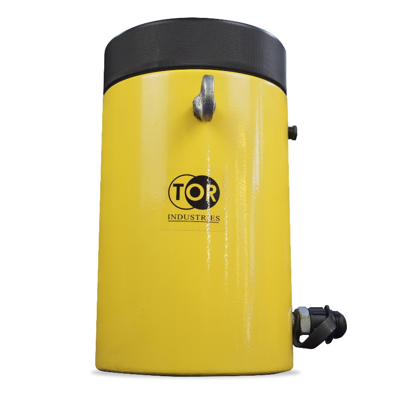 Домкрат гидравлический TOR HHYG-100150LS ДГ100П150Г 1004739, 100 т, с фиксирующей гайкой в Рыбинске