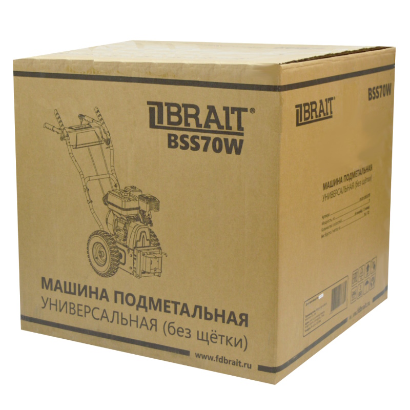 Машина подметальная Brait BSS70W 05.01.053.075 (без щётки) (6 ск.вперед,2 ск.назад, Колеса 13 x 4.10-6) в Иваново