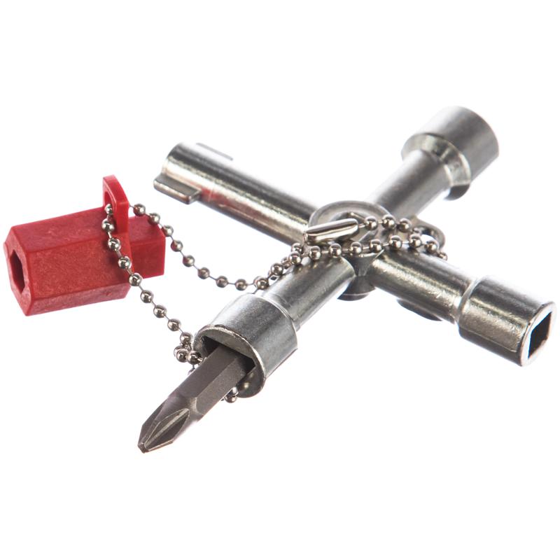 Ключ для электрошкафов Knipex KN-001103 (с битой и переходником) в Костроме