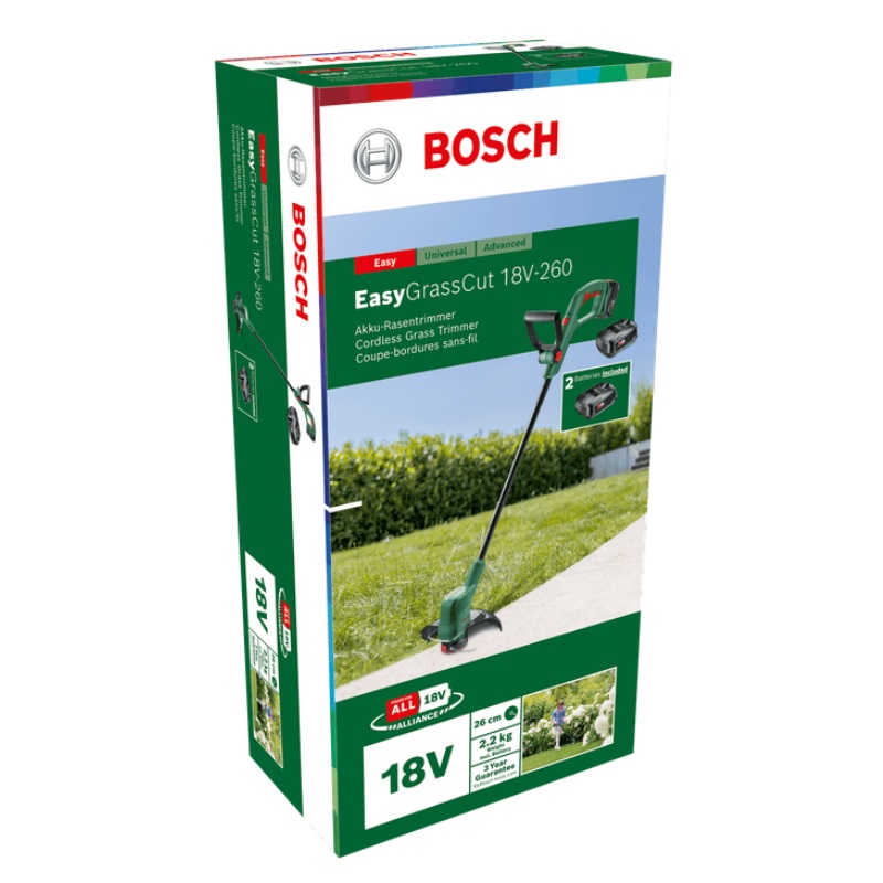 Аккумуляторный триммер Bosch EasyGrassCut 18V-260 0.600.8C1.C05 в Кинешме
