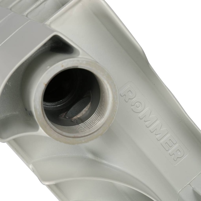 Радиатор биметаллический Rommer Profi BM 500 BI500-80-80-150 RBM-1210-050010, 10 секций (RAL9016)