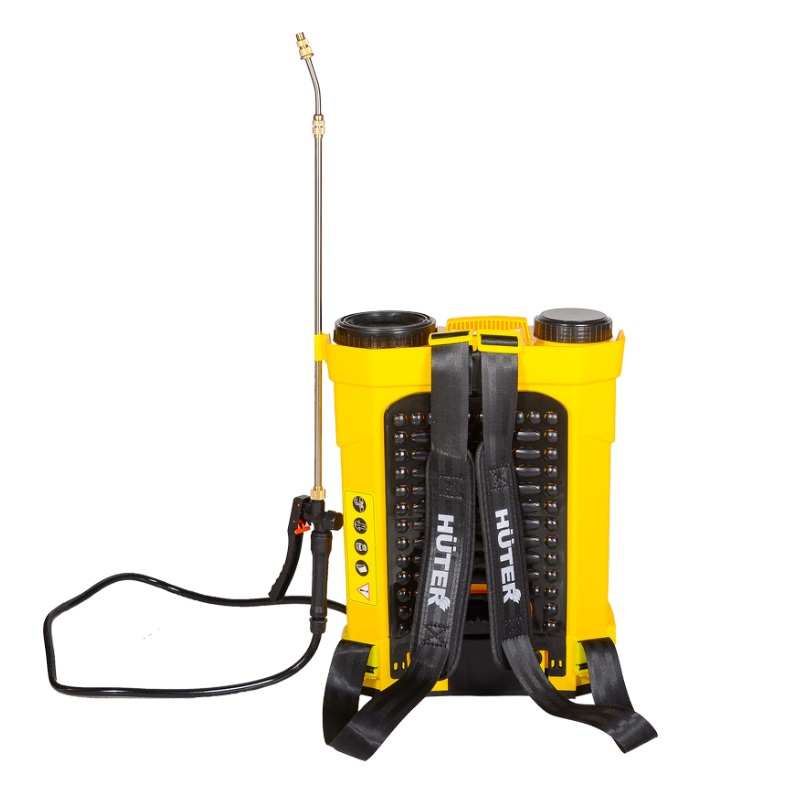 Опрыскиватель аккумуляторный Huter SP-16AC 70/13/29 с удлиненным шлангом (желтый цвет, сменные насадки) в Александрове