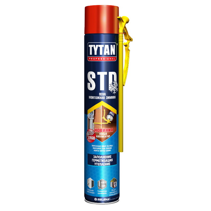 Пена монтажная профессиональная Tytan Professional STD О2, 750 мл, зимняя в Муроме