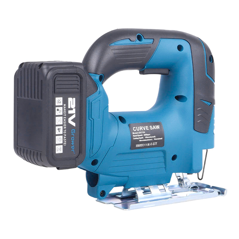 Бесщеточный аккумуляторный лобзик Grower DYS04, 21v (под Makita LXT), 4Ah, аккумулятор 2 шт. в Твери