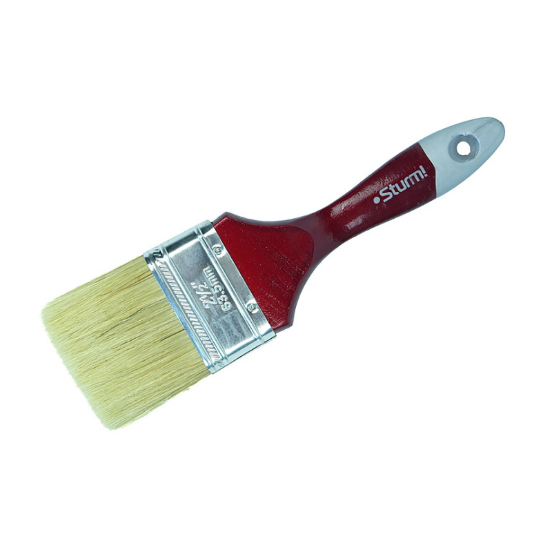 Кисть плоская Sturm 9040-23-063 Profi 2,5" (63 мм), натуральная щетина в Муроме