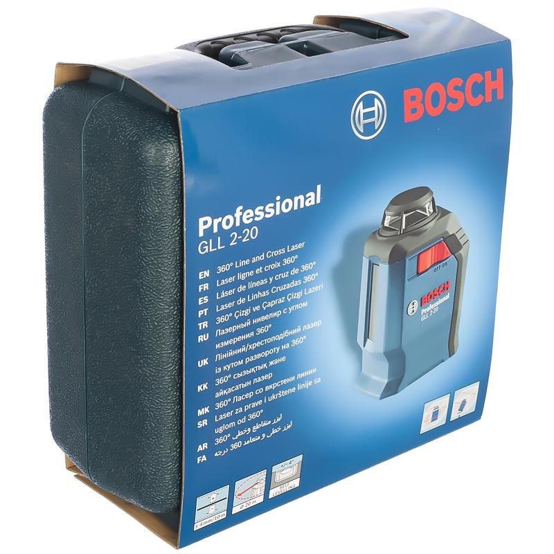 Лазерный нивелир Bosch Professional GLL 2-20 + BM 3 0.601.063.J00 в Переславле