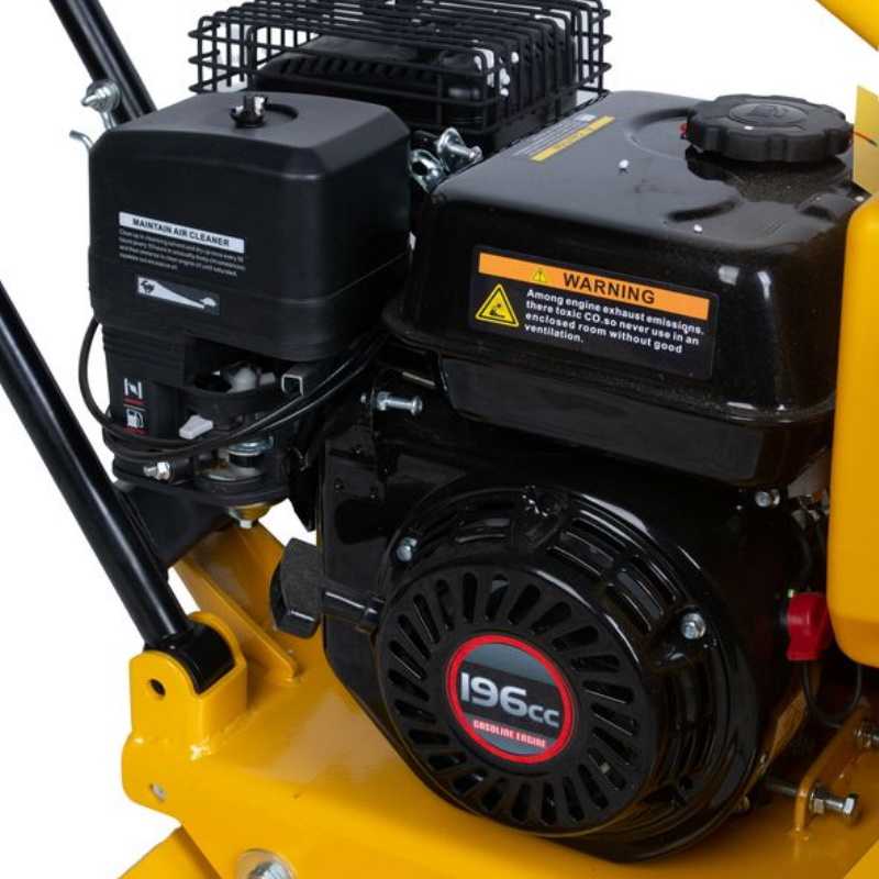 Виброплита TOR T-100 1015797, 100.5 кг, 25 кН, Loncin, бак, коврик, колесный комплект в Твери