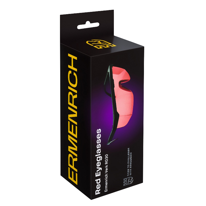 Очки лазерные Ermenrich Verk RG30 83090, красные в Рыбинске
