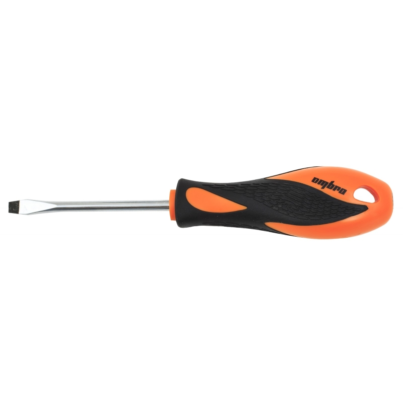 Отвертка стержневая шлицевая Ombra BASIC 555075 (SL5.5х75 мм)