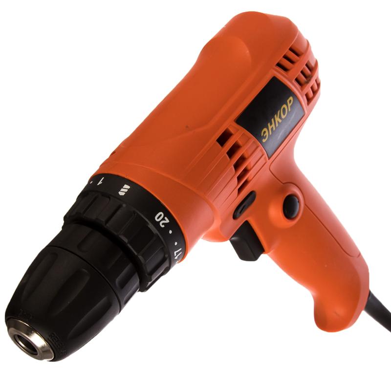 Сетевая дрель-шуруповерт Энкор ДШЭ-280ЭР/10 50065 в Твери