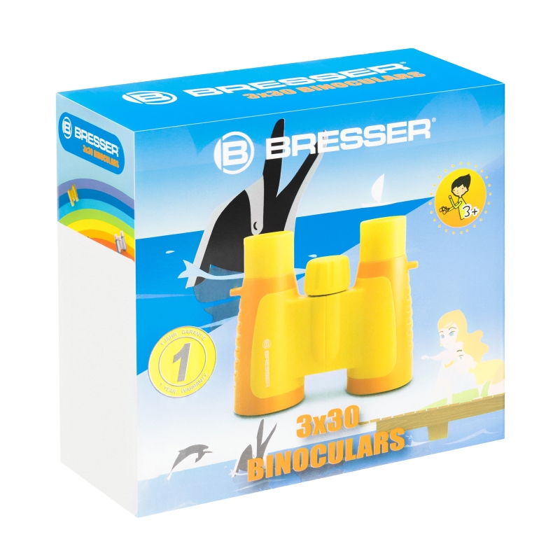 Бинокль детский синий Bresser Junior 75759, 3x30  в Ярославле
