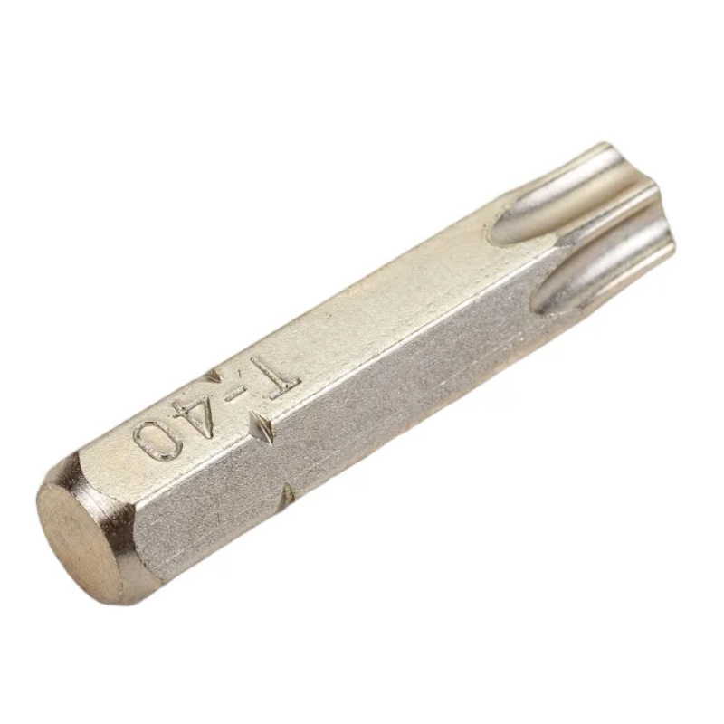 Набор бит JTC JTC-5358, 1/4"DR TORX с отверстием, T10H-T40H, с Г-образным держателем, 8 предметов