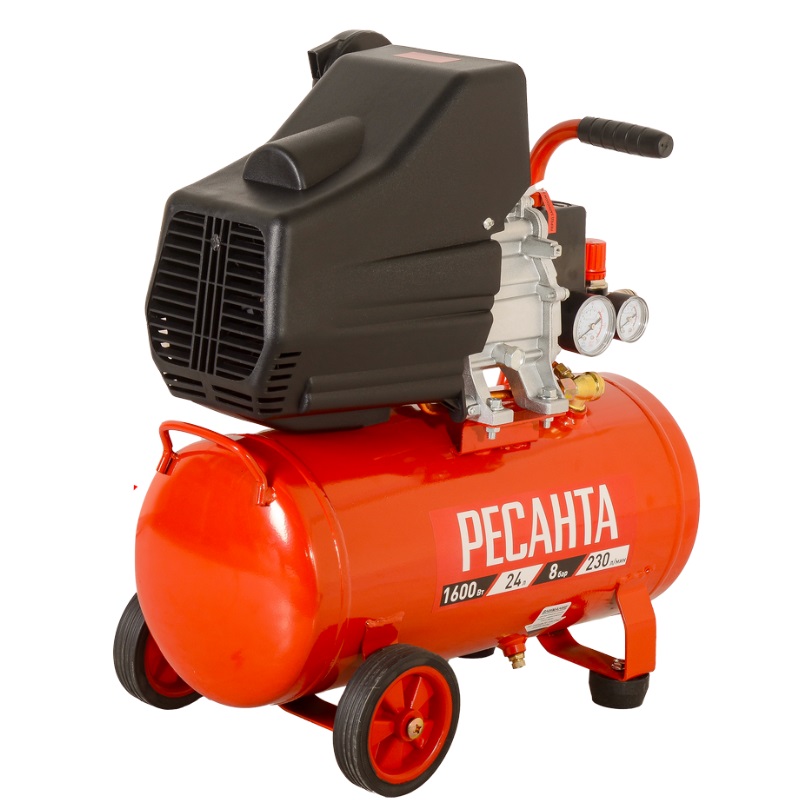 Компрессор масляный Ресанта КП-24/230М 74/7/1