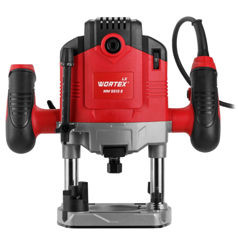 Фрезер вертикальный Wortex LX MM 5513 E 1335913, в коробке + аксессуары, 1300 Вт, цанга 8 мм, 12000-28000 об/мин в Кинешме