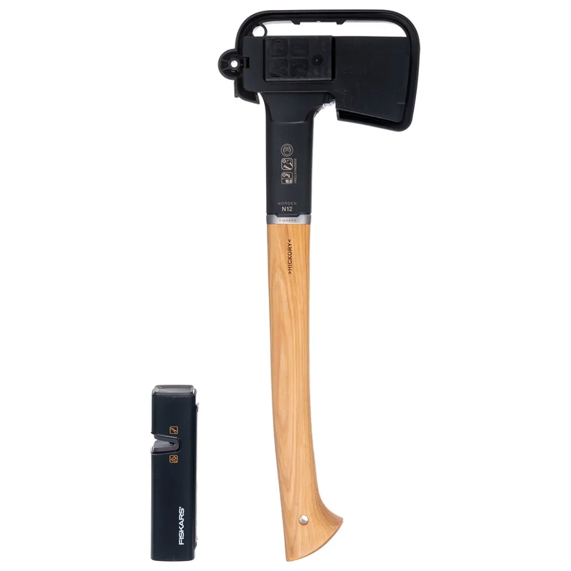 Топор-колун Fiskars Norden N12 1052277 + точилка (комплект) в Ярославле